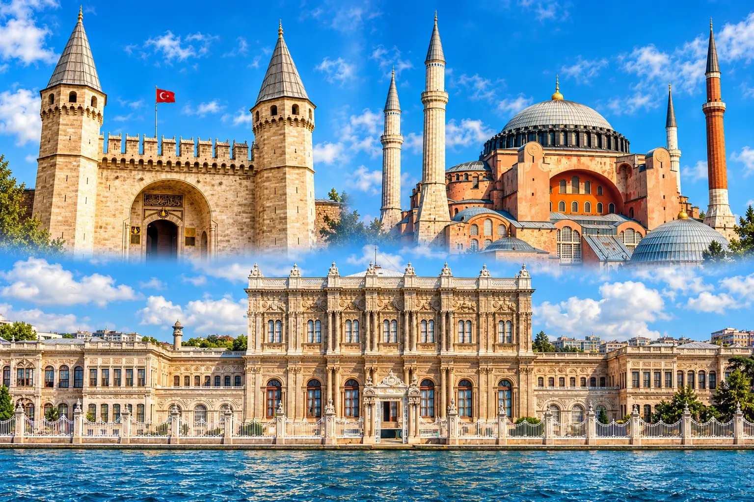 Topkapı Palace · Hagia Sophia Visitor Gallery · Dolmabahçe Palace