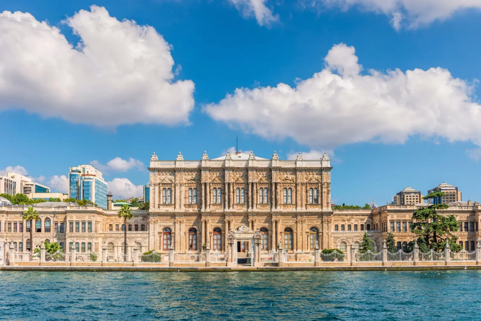 Dolmabahçe Palace seen from the Bosphorus