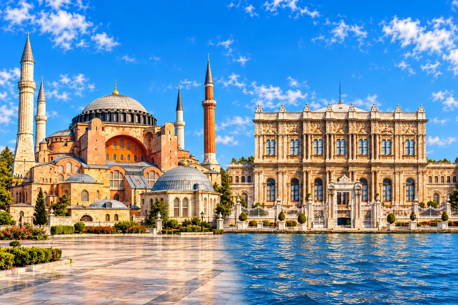 Hagia Sophia Visitor Gallery · Dolmabahçe Palace